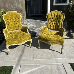 Vintage Velvet Chairs