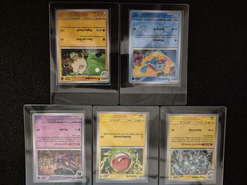 Pokemon CARDS 5 QTY