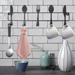 Multipurpose Utensils Shaped Wall Hook Hanger