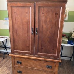 Wood Armoire