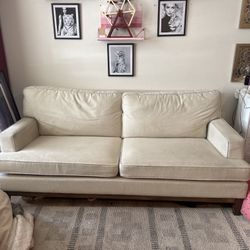 🛋️ Modern Beige Sofa – Clean & Comfortable