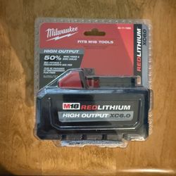 Milwaukee Red Lithium M18 XC 6.0 Battery
