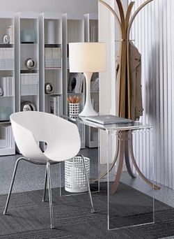 Cb2 acrylic console table