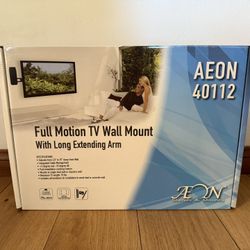 Full Motion Wall Mount with 29-Inch Extension for 32 to 65-Inch TV