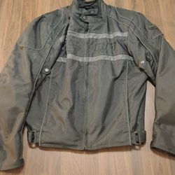 Bilt Motorcycle Jacket Black Medium 