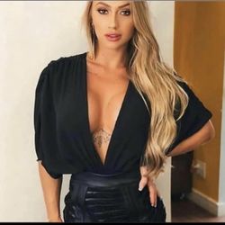 Black Bodysuit  From  Brazil 🇧🇷 . One Size