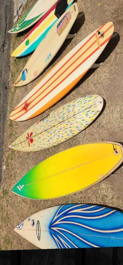 Surfboards They Range From $75 To $275