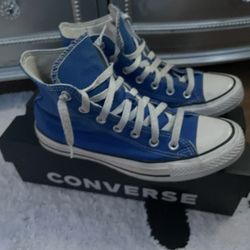 Blue Converse 