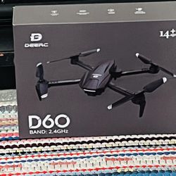 Brand New  DEERC D60 Drones with Camera for Adults, Kids, FPV 1080P HD Video, Long Battery Life, Gravity Sensor, Foldable, Hobby RC Quadcopter, Suitab