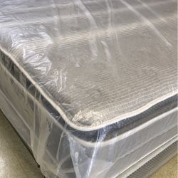 NEW KING SIZE PILLOW TOP DELUXE MATTRESS : COMFORT : PLUSH 