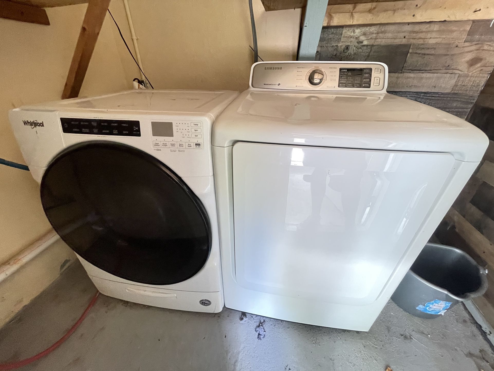 Washer And Dryer (Whirlpool,Samsung)