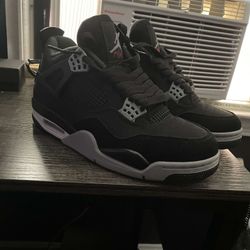 Jordan 4 Black Canvas
