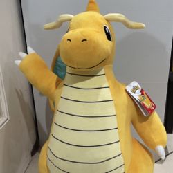 Pokemon Dragonite Plush 24”