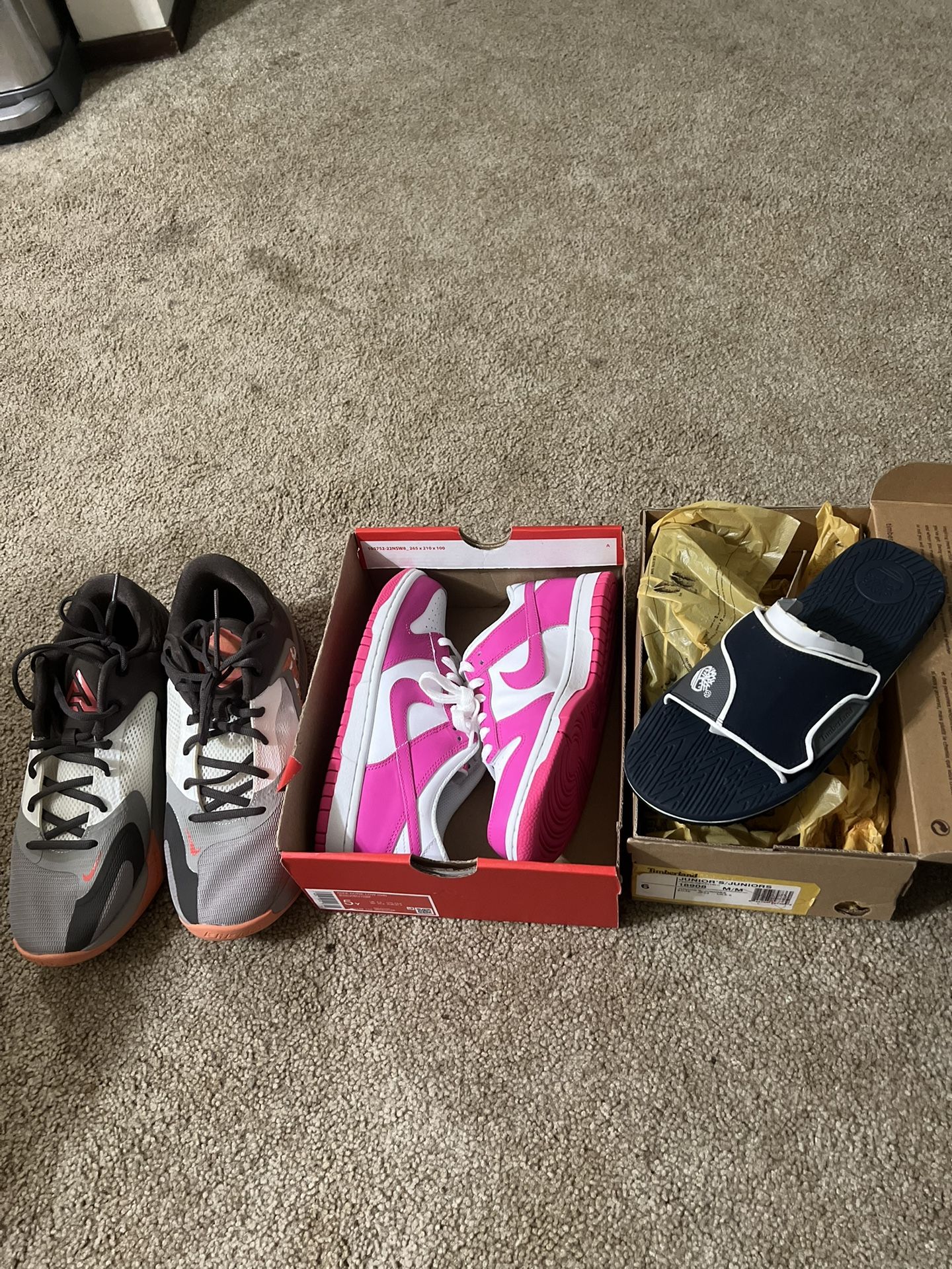 Random Nike Dunks, Slides, Jacket