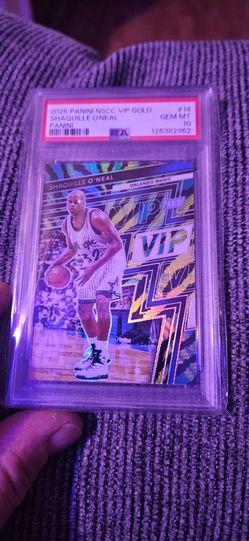 2025 PANINI NSCC VIP GOLD SHAQUILLE O'NEAL PANINI #14 PSA 10