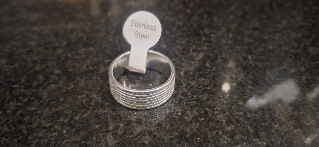 Stainless Steel Ring Size 9