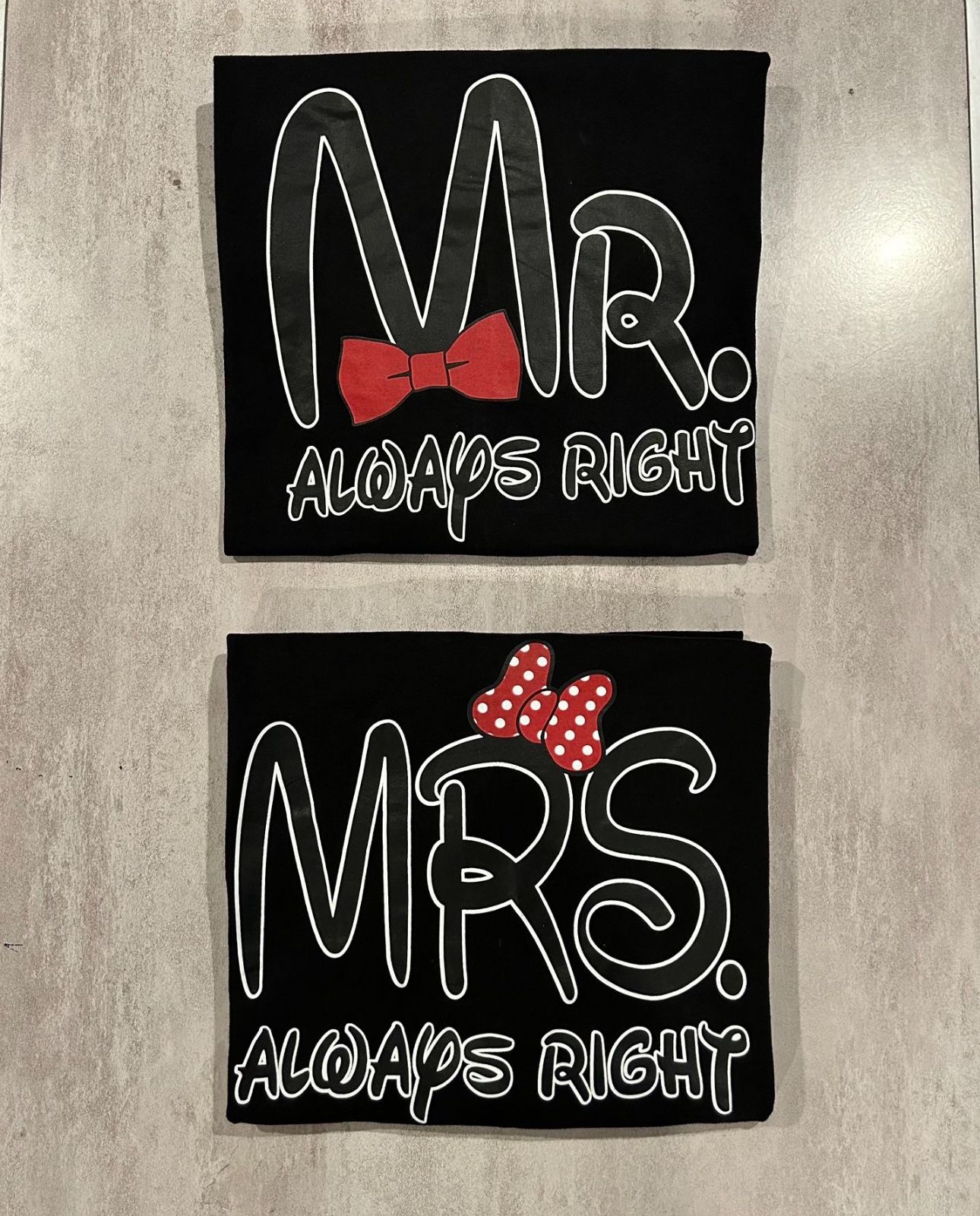 Disney Mom And Dad Custom T-shirts