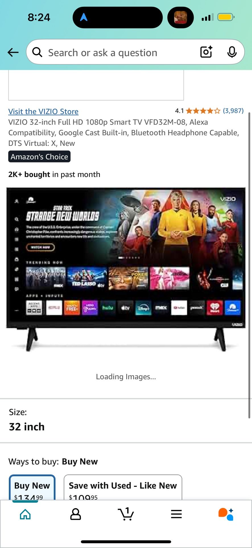 Vizio 32 In Smart Tv
