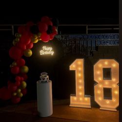 Marquee Letters And Numbers 