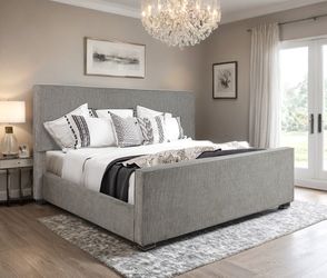 NEW IN BOX Grey Bed Frame Queen And King Size