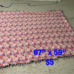 T.V.  blanket  -  $5