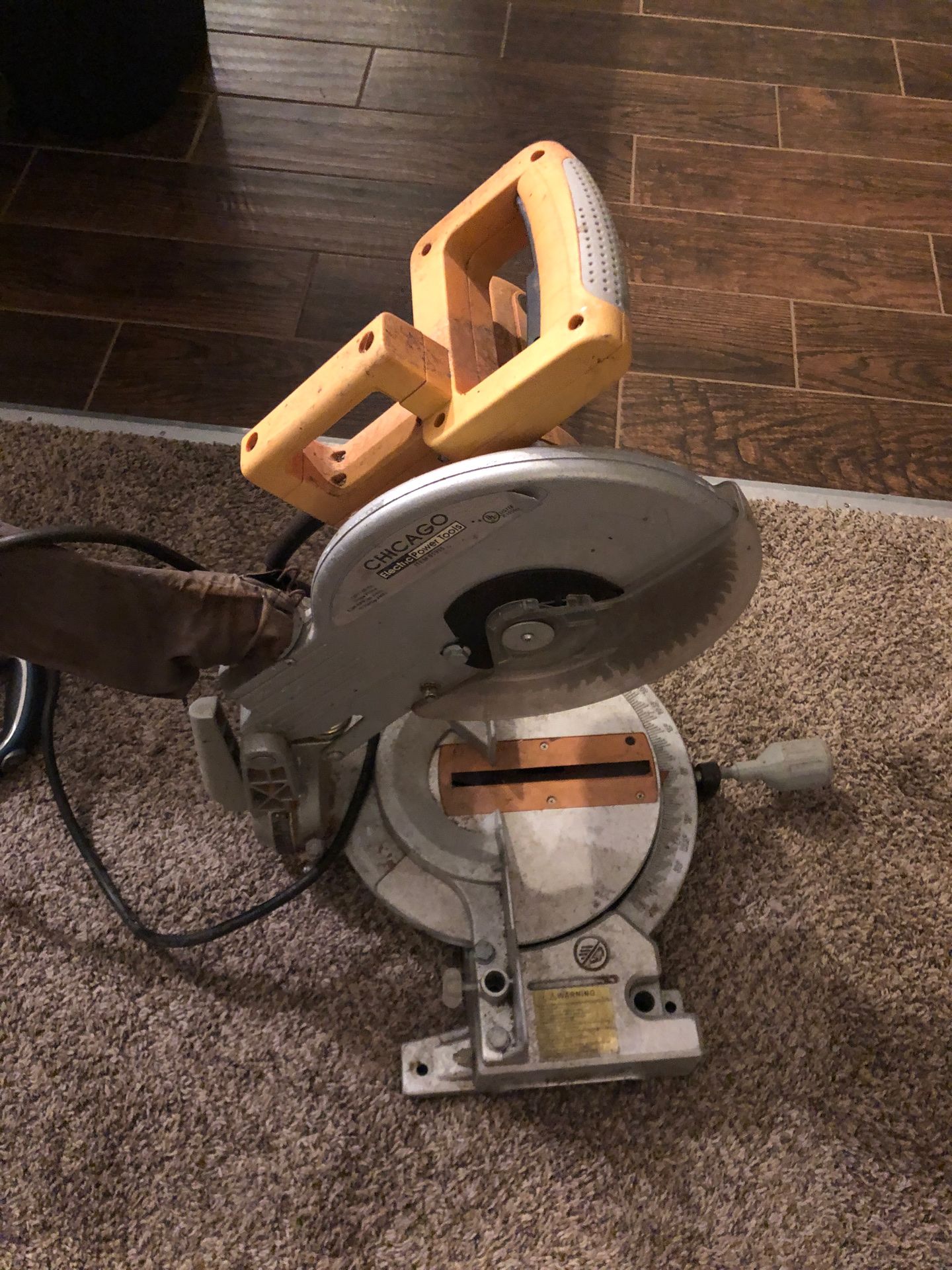 chicago electric power tools 10 inch sliding miter saw