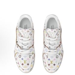LOUIS VUITTON Trainer Leather(s126)85