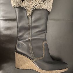Women’s Leather Timberland Boots Size 10