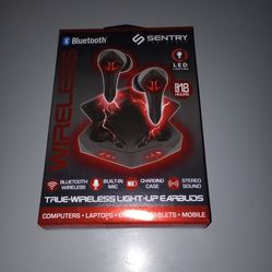 Wireless Bluetooth earbuds