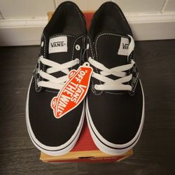 Atwood Checker dot VANS - Size 5 youth- NEW