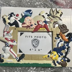 Looney Tunes Vintage Baseball Picture Frame 