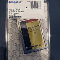 Simple tech PC Card Flash Storage 