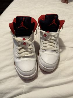 Fire Red 5s 6.5 Y