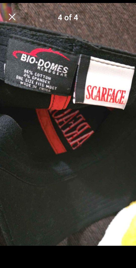 Scarface Cap/Hat Tony Montana Logo Biodomes
