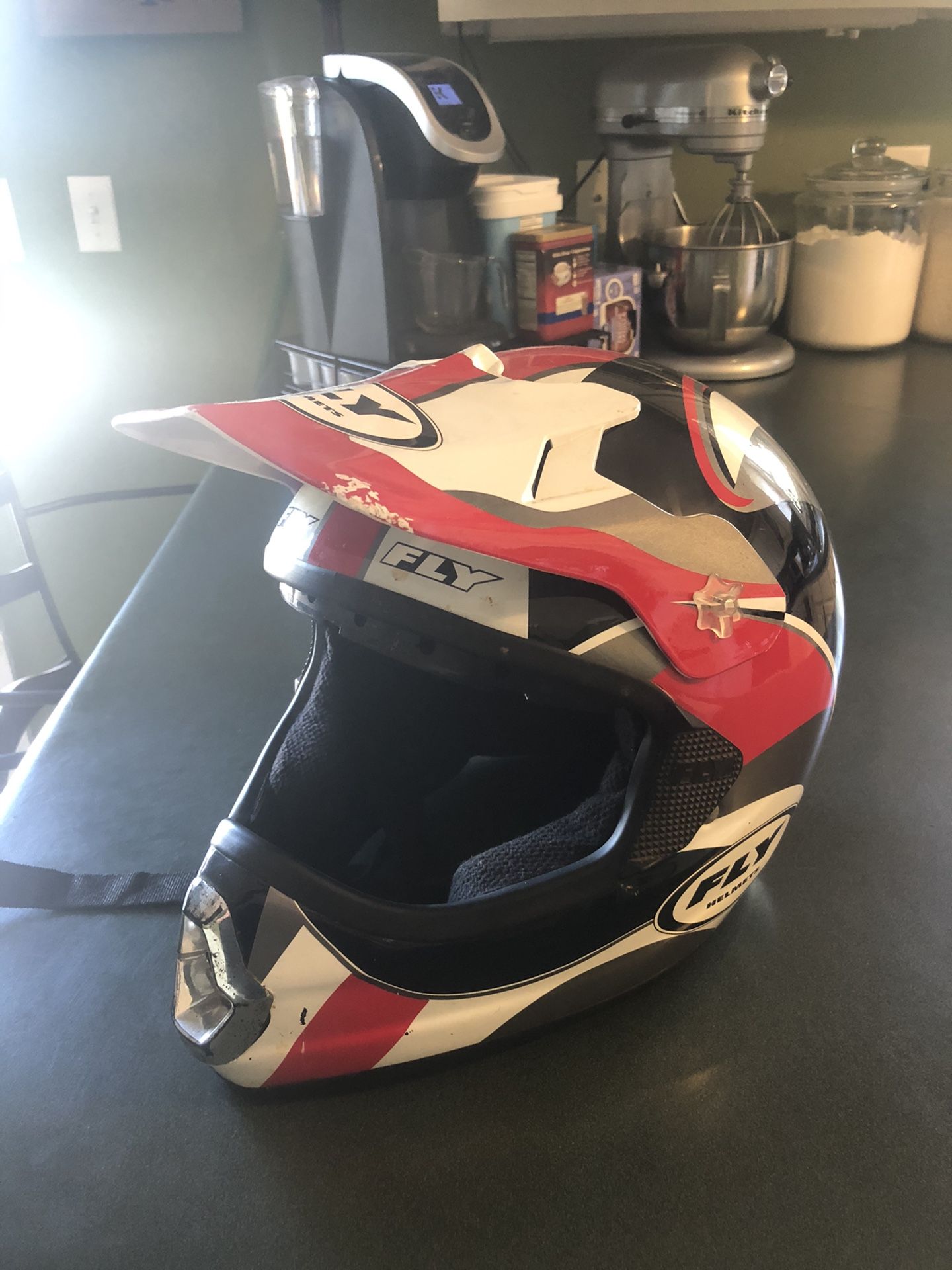 Fly motorcycle helmet