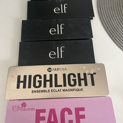 ELF Eyeshadow 5color or highlight or face contour powder