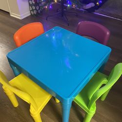 Toddler Table And Chair Set 
