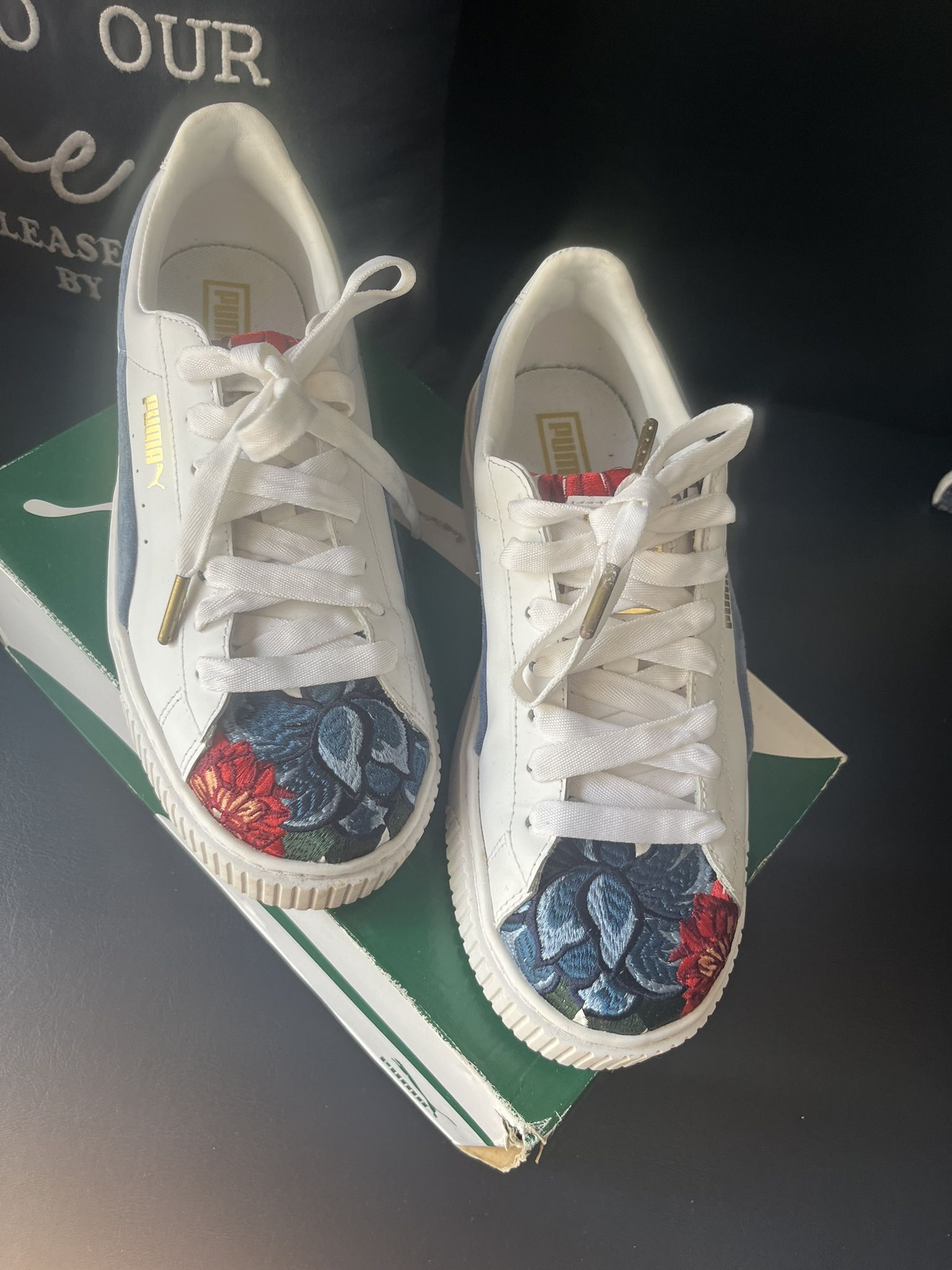 Puma platform Flowered