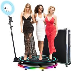 New - 360 Photo Booth with Case