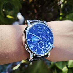 2024 New Fashion Luxury Watches Waterproof Quartz Wristwatches Leather Strap Watch Business Casual Clock Luminous
