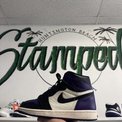 Jordan 1 Court Purple