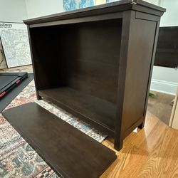 Dark Wood Cabinet/Bookshelf