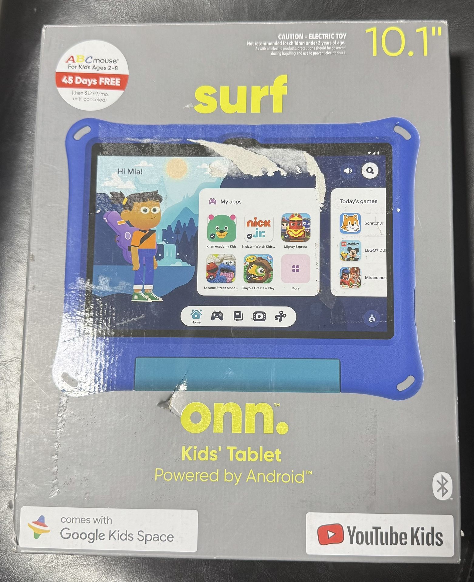 onn 10.1" Kids' Tablet, 32GB, (2024 Model) - Blue