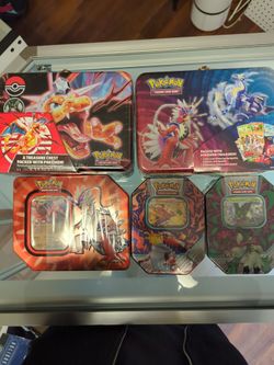 Pokemon Tins And Lunch Pales