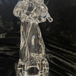 Mikasa Crystal Angel Playing Violin 8” High