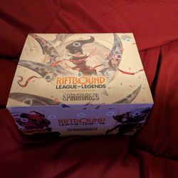 riftbound League of Legends Spiritforged booster display box brand new sealed