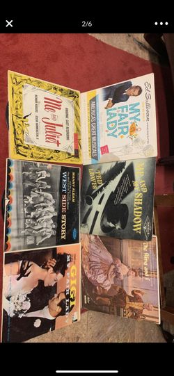 Vintage records 6 LP movie soundtracks