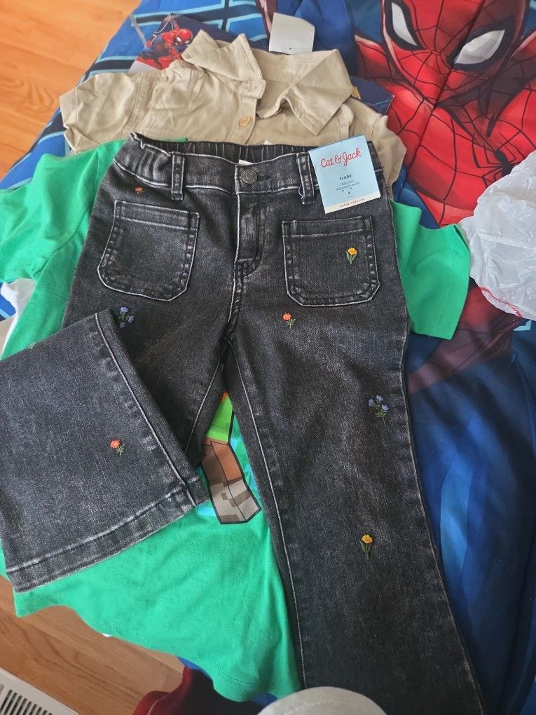 Cat And Jack Embroidered Pants