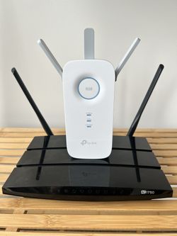 Tp-Link AC1750 Router And Wifi Extender With Ethernet Connection 