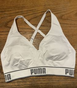 Like New Woman’s Puma White Sports Bra Size XL